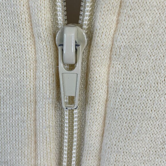 Vintage Grandmacore Fleece Jacket Sz M Oversized Embroidered Floral Hipster Cozy - Picture 4 of 12